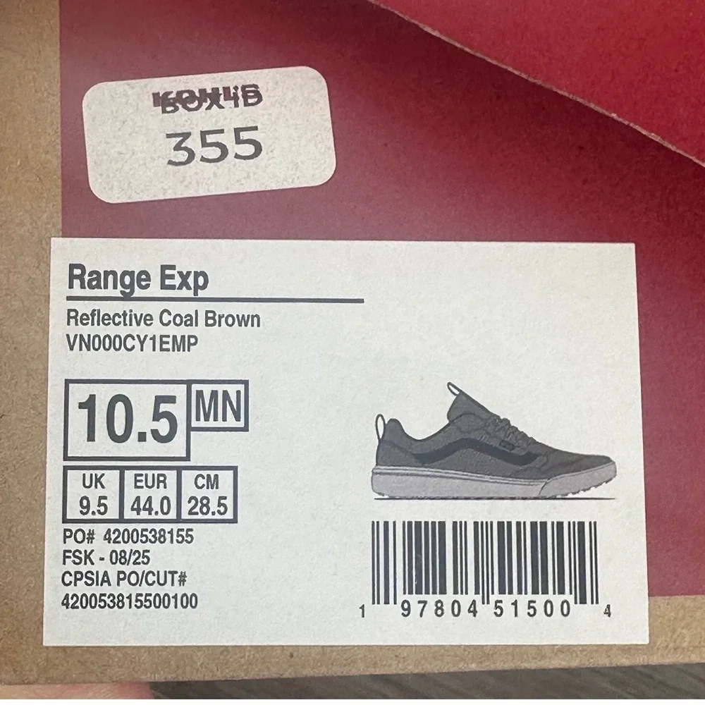 Vans range exp